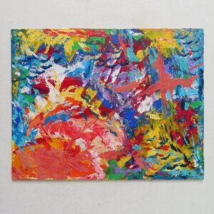 Original Acrylic Painting on Canvas Board, 11" x 14" Signed 2020